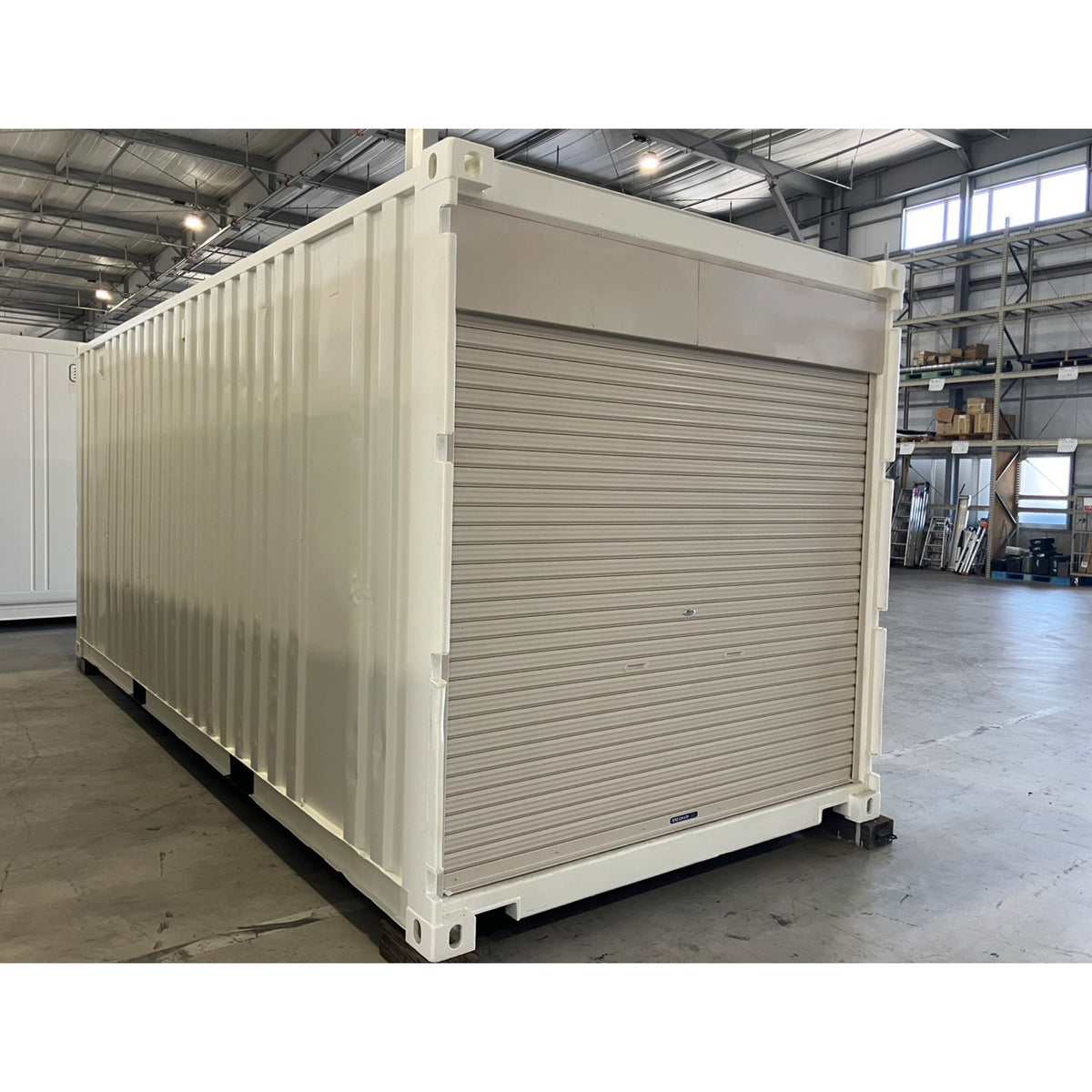 コンテナ20fシャッター付 美品 20フィートドライコンテナ（軽量