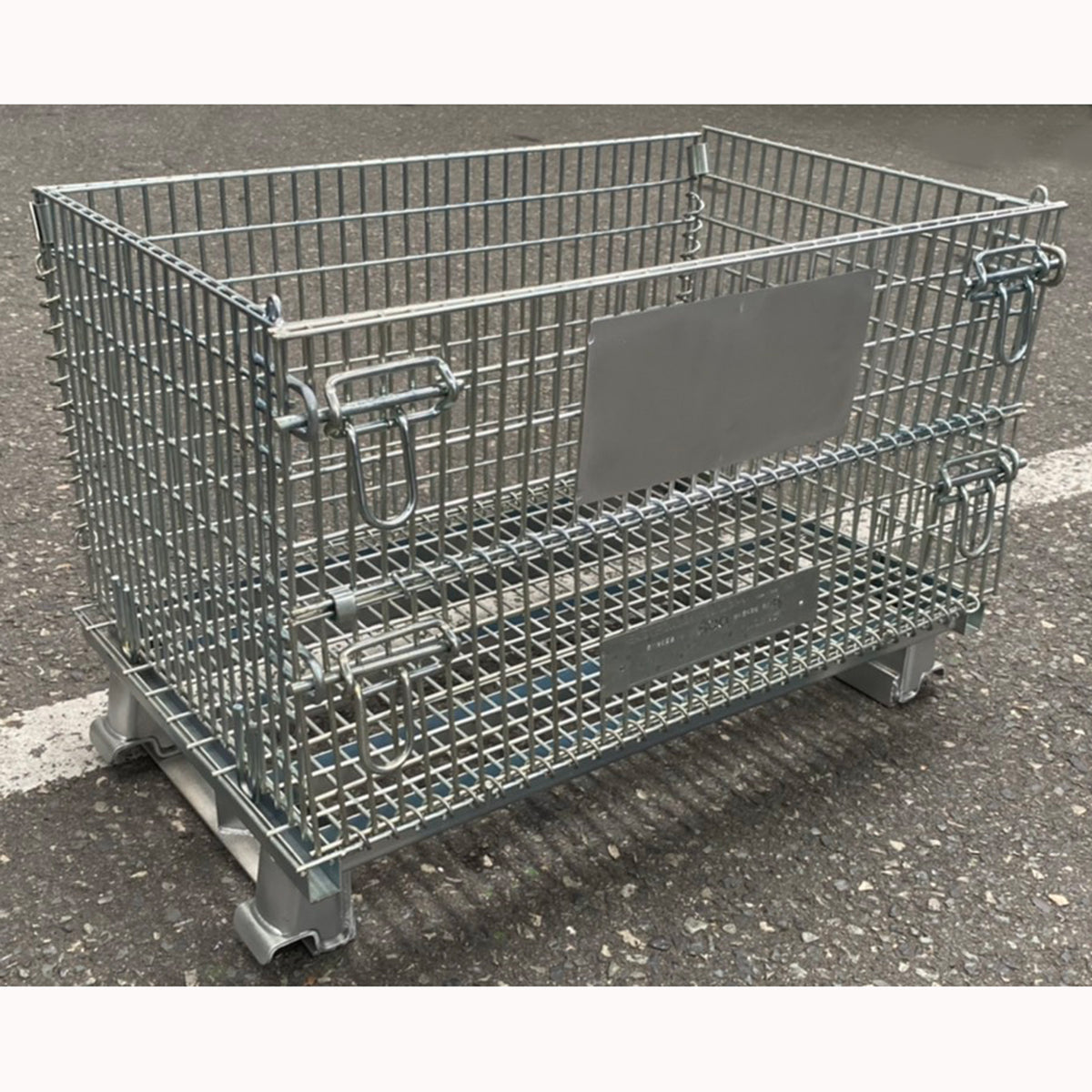 中古品　メッシュパレート　在庫大量　 中古メッシュパレット 幅1300×奥行1100×高さ1050 ボックス工業 | イプロス